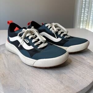 Vans UltraRange Exo Atlantic Deep Blue White Black Sneakers Unisex M 7 W 8.5